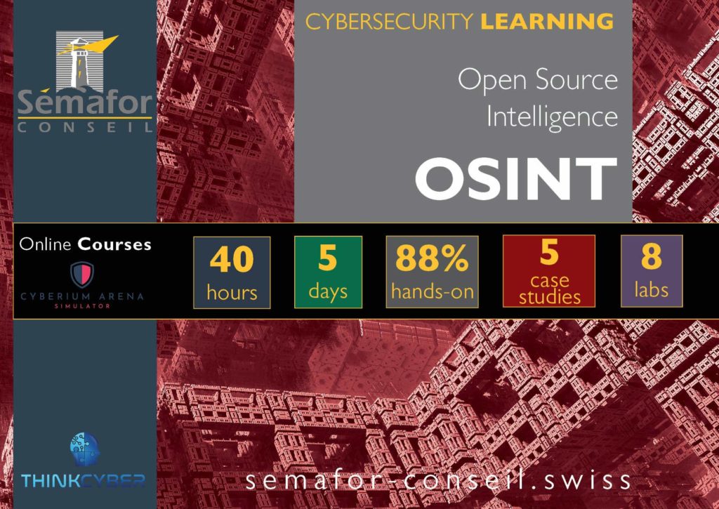 BT214 - OSINT Open Source Intelligence